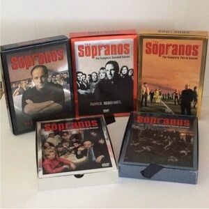 All 5 Seasons of The Sopranos all 20 DVD’s Pre Owned but like new